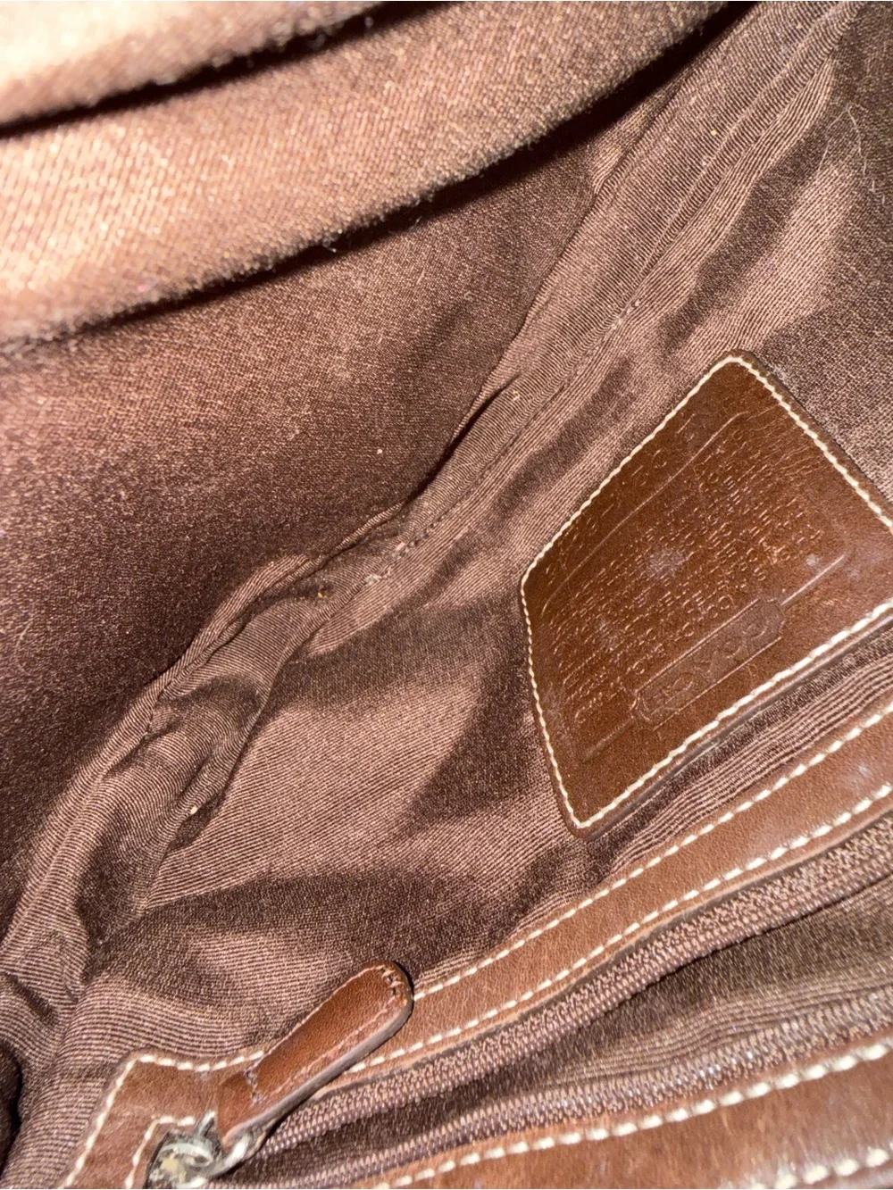 Coach y2k Signature Canvas Brown Hobo Bag
